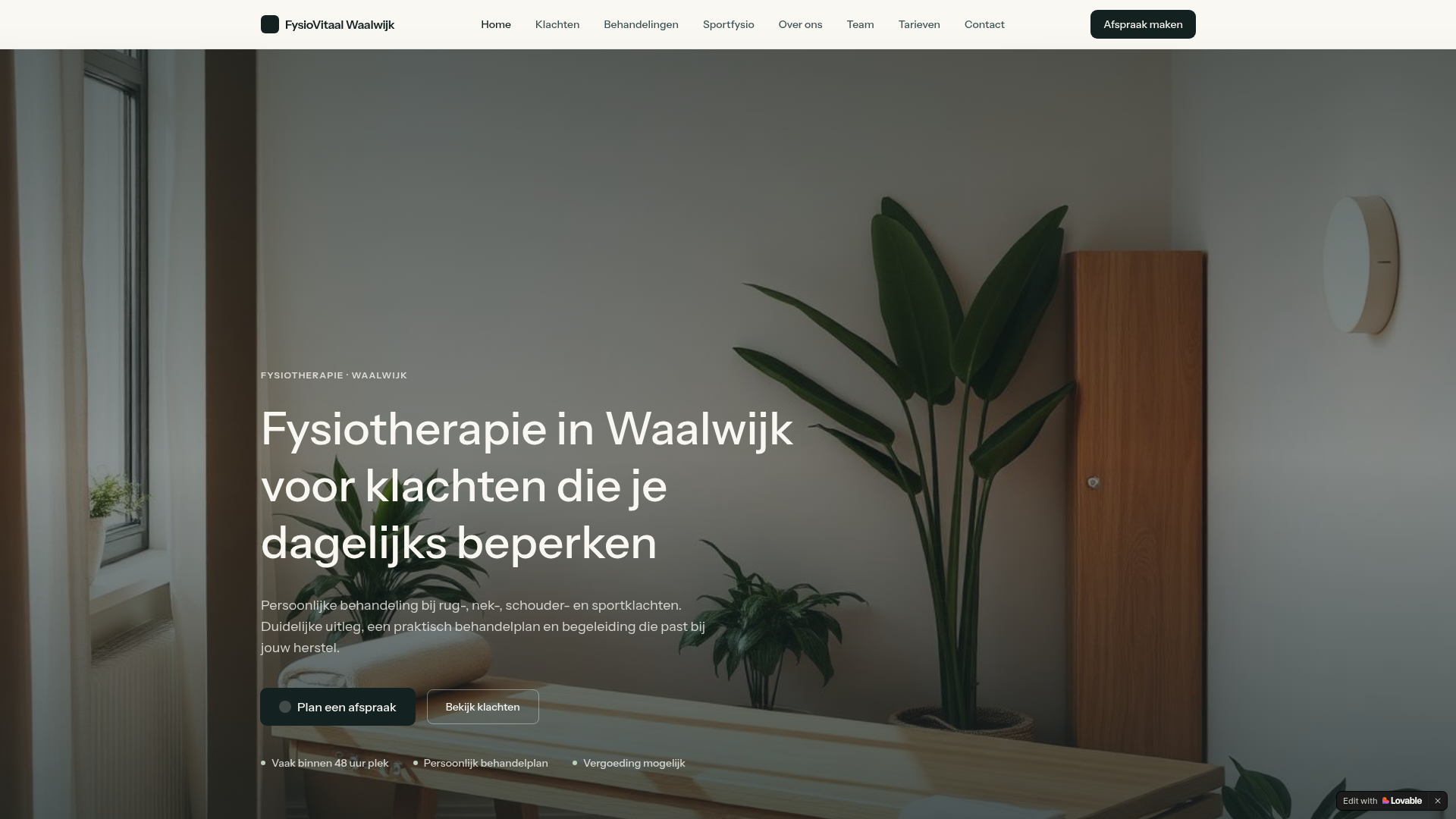 FysioVitaal Waalwijk